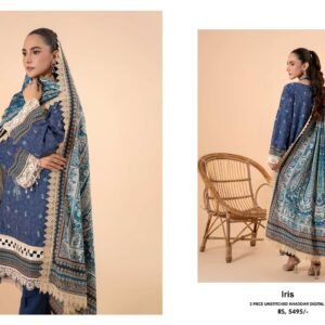 3 Piece Unstitched Khaddar Digital Suit