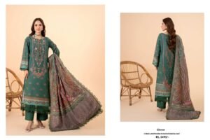 3 Piece Unstitched Khaddar Digital Suit