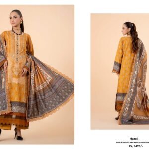 3 Piece Unstitched Khaddar Digital Suit